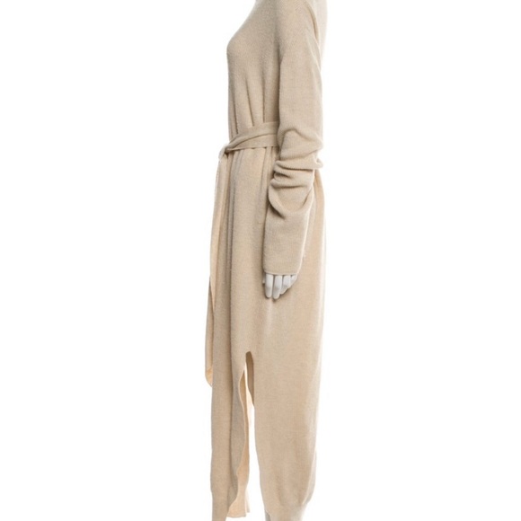 Nanushka Dress, color Neutral, Long Sleeve with Turtleneck, size M - Picture 5 of 7